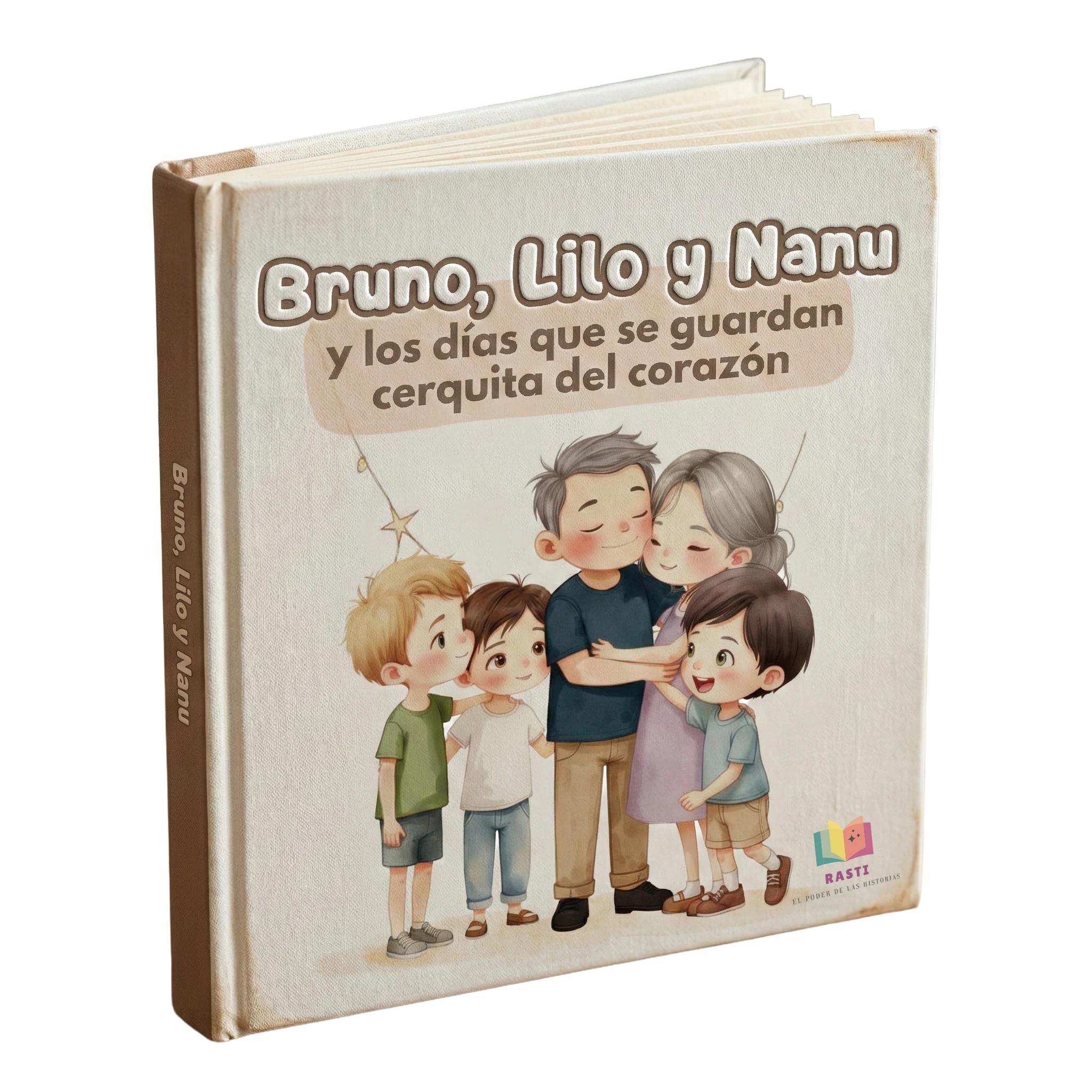 Ejemplo de cuento Rasti en tapa dura